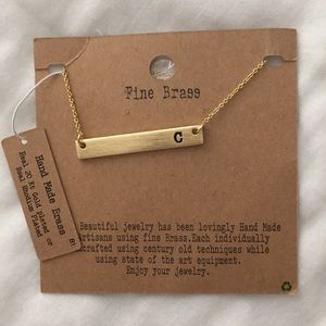 NWT- C Hand Made necklace